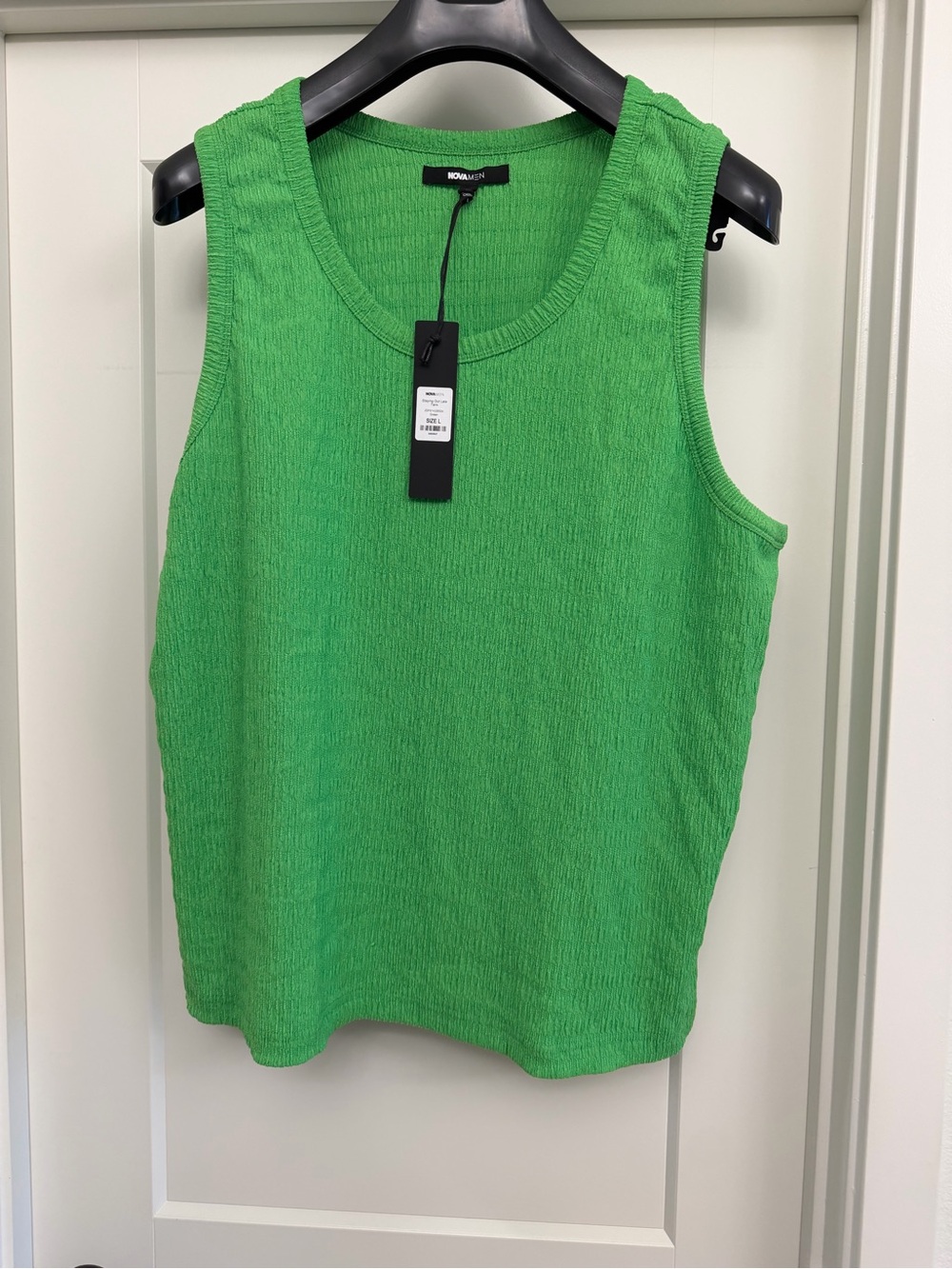 Fashion Nova Green Textured Tank